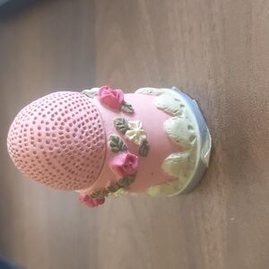 Dezine hand painted trinket box. Fairy decor. 2 in tall.